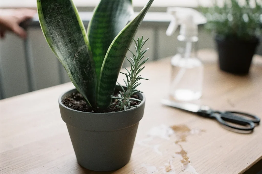 Cravar um galho de alecrim na lĂngua‑de‑sogra: para que serve e quando fazer