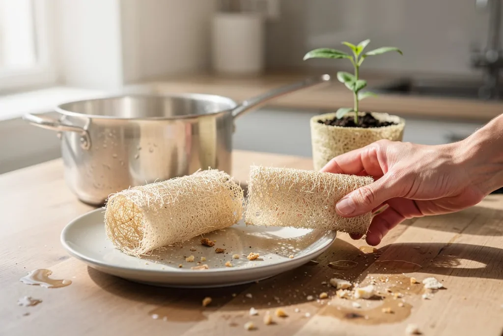 Esponja egípcia luffa: usos na limpeza da casa e no jardim