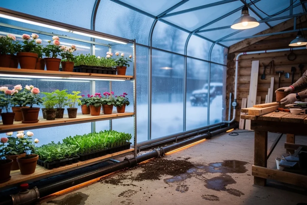 Estufa quente com cobertura dupla: adaptei a ideia chinesa e agora é calor até nos -50 °C