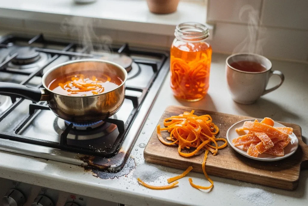 Ferver cascas de tangerina com açúcar: para que serve e como usar