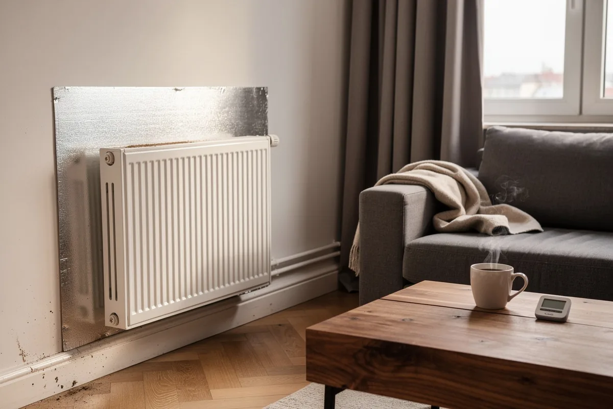 Nem papel-alumínio nem plástico: o invento dos profissionais para que os radiadores aqueçam mais gastando menos